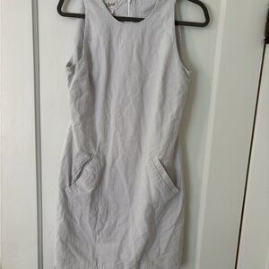 Jolie and elizabeth Gray Sleeveless Halter Sheath Mini Dress